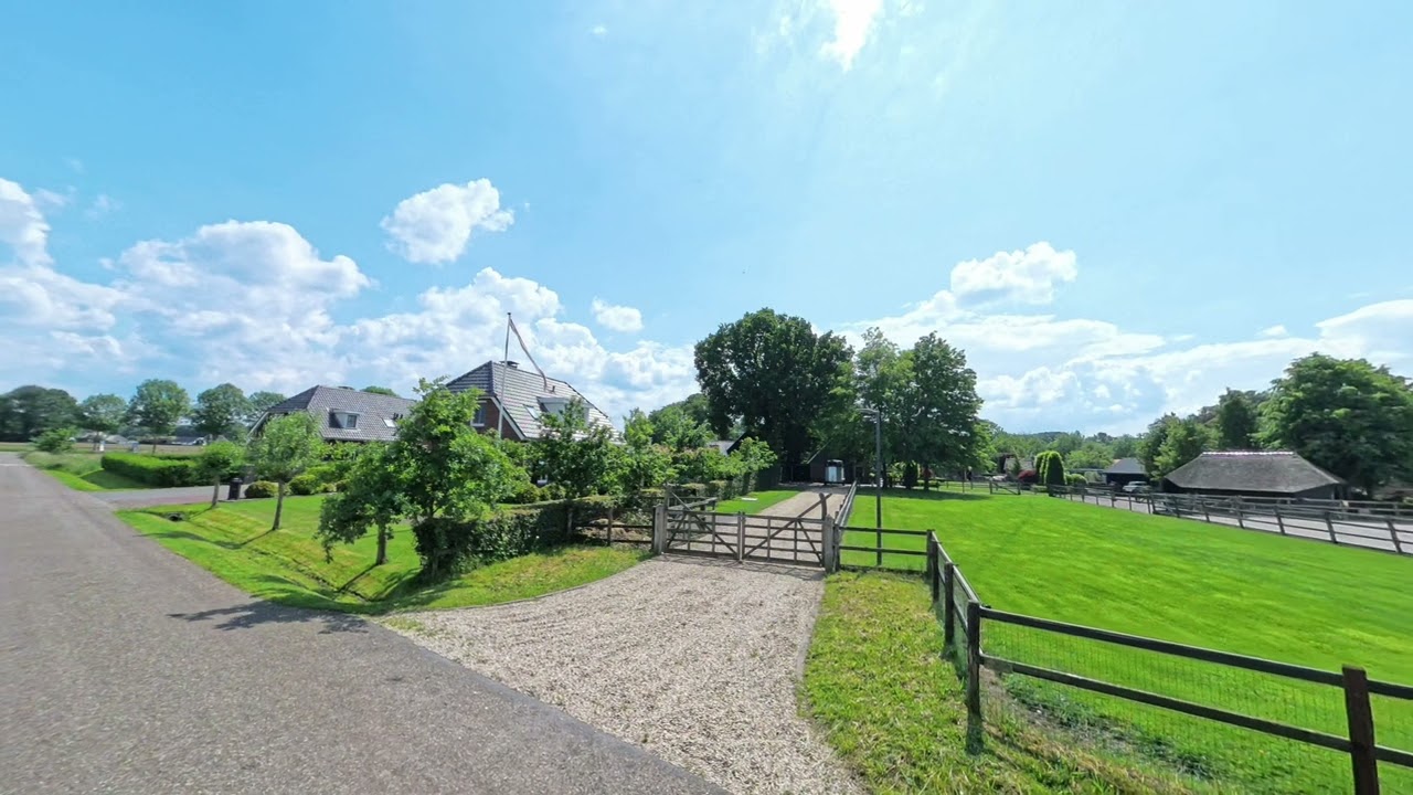 The 'edge of Hierden village' in the veluwe area of the Netherlands (music)
