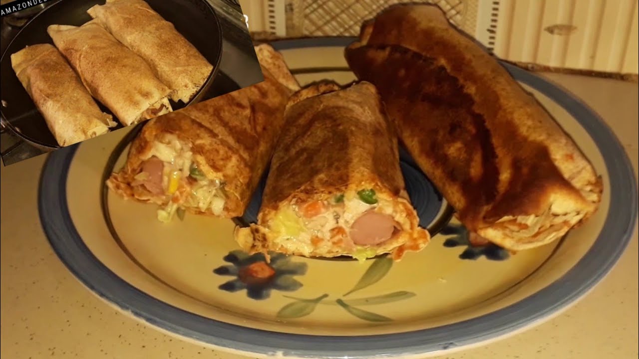 КАК ПРИГОТОВИТЬ ИДЕАЛЬНУЮ ШАУРМУ НА СКОВОРОДЕ ¦¦ Нигерийская закуска || Кухня с AMAZON DEB