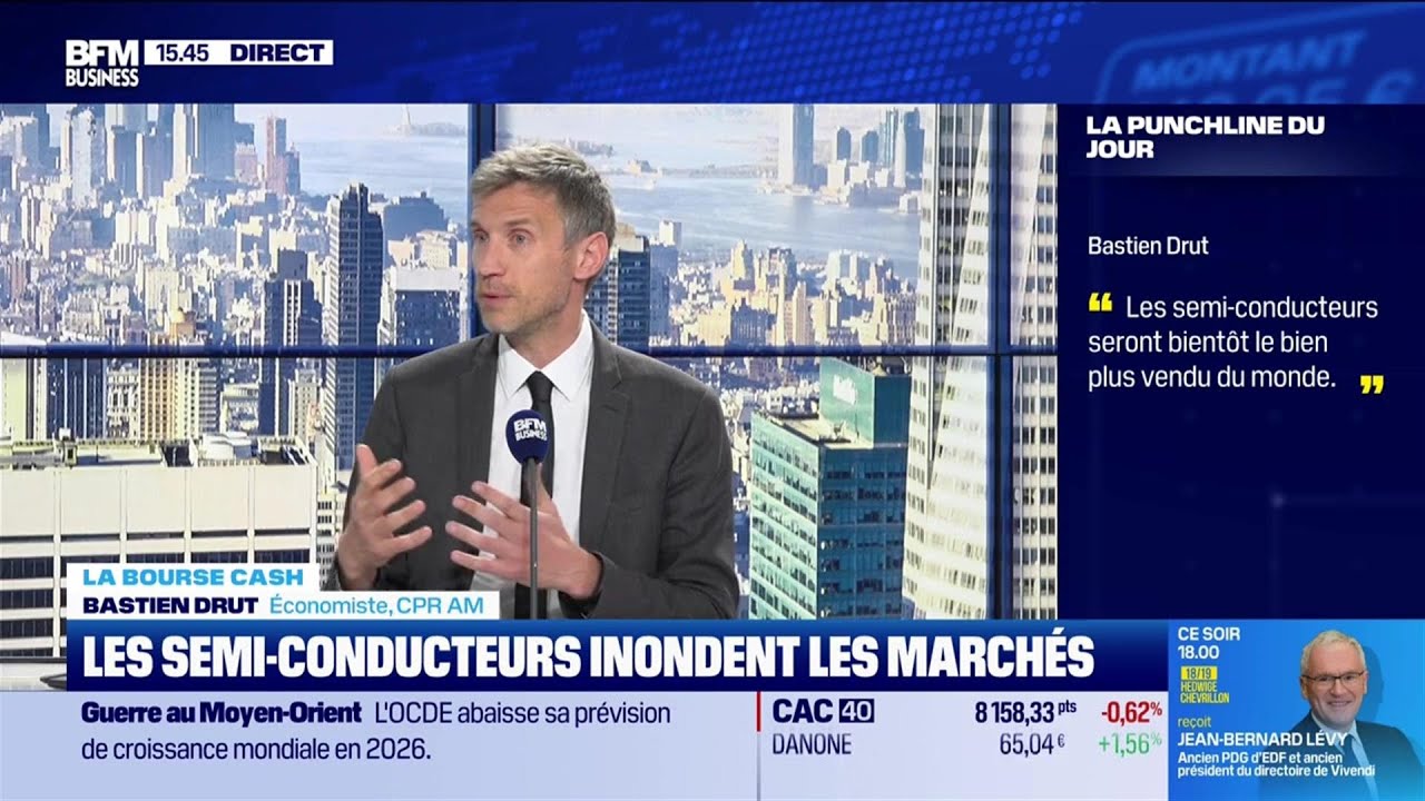 La bourse cash : &laquo; Les semiconducteurs seront bient&ocirc;t le bien plus vendu du monde &raquo;