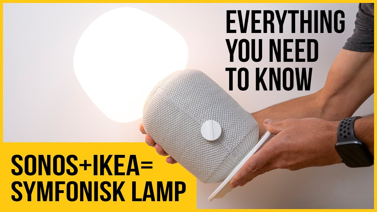 Обзор Ikea Sonos Symfonisk | Беспроводная акустическая лампа | Звуковой тест | Настройка с интелл...