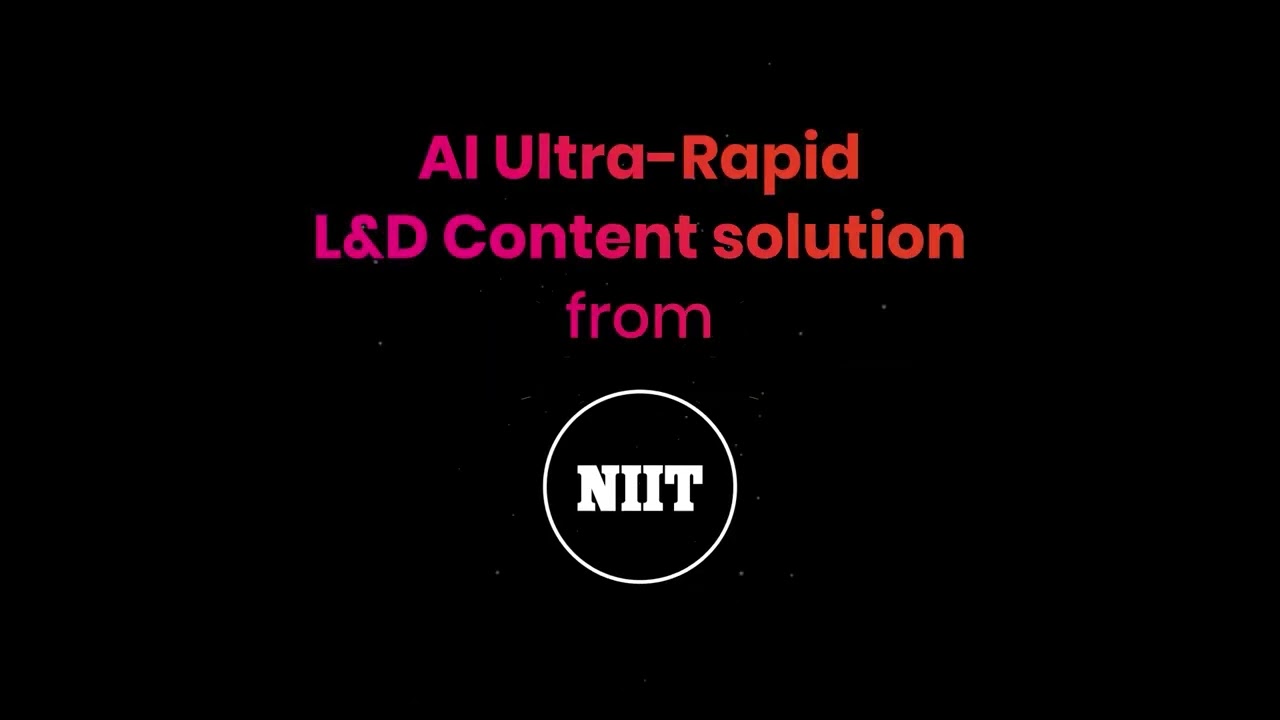 NIIT AI Ultra Rapid L&D Content