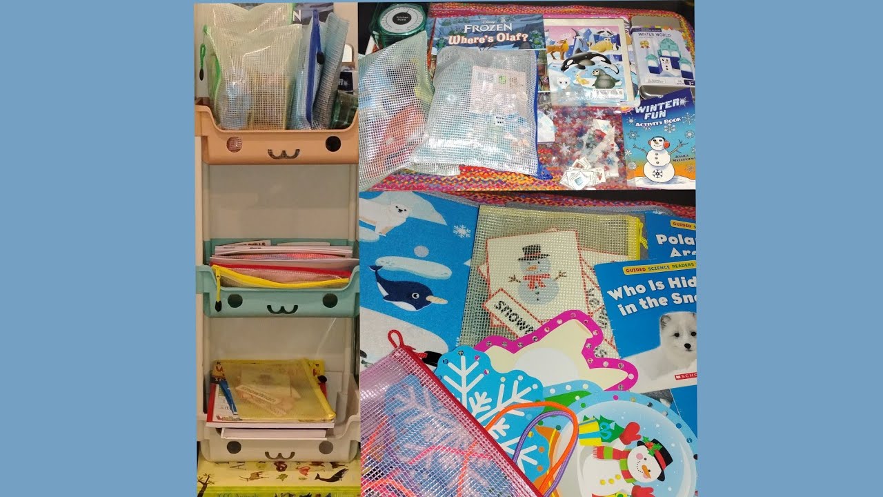 Our fun Winter homeschool activities ❄️