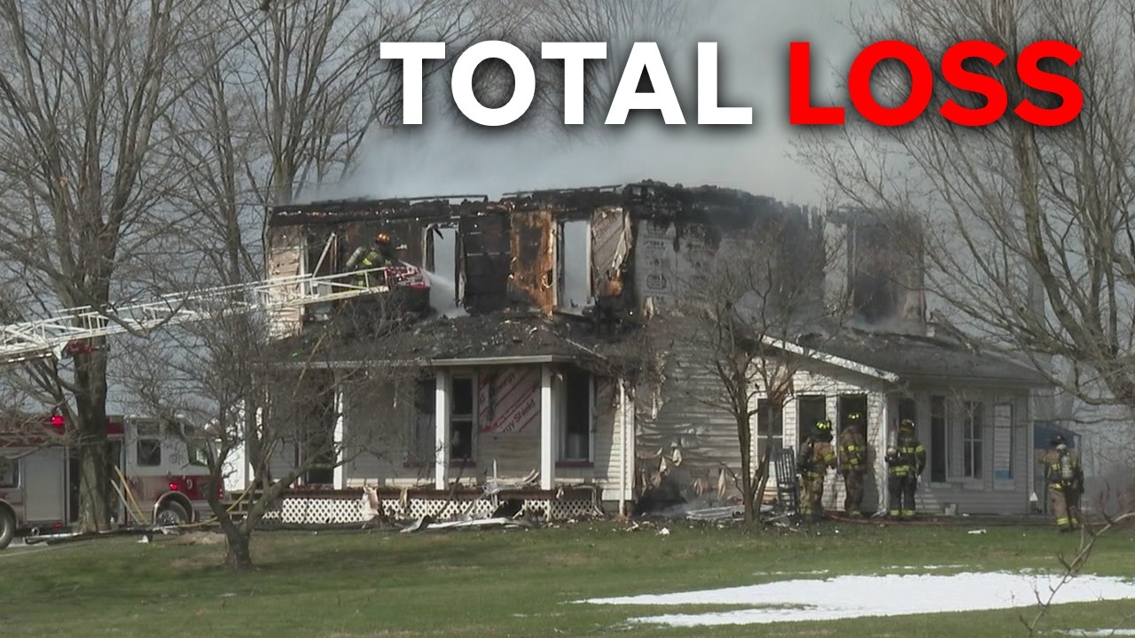 Mercer County home deemed total loss after fire