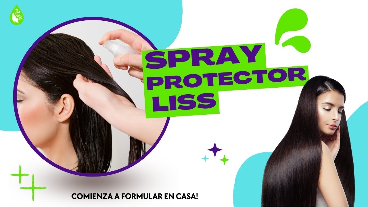 COMO HACER UN SPRAY PROTECTOR TERMICO LISS 🔥|Protege y da brillo al Cabello/ Especial para Alisados