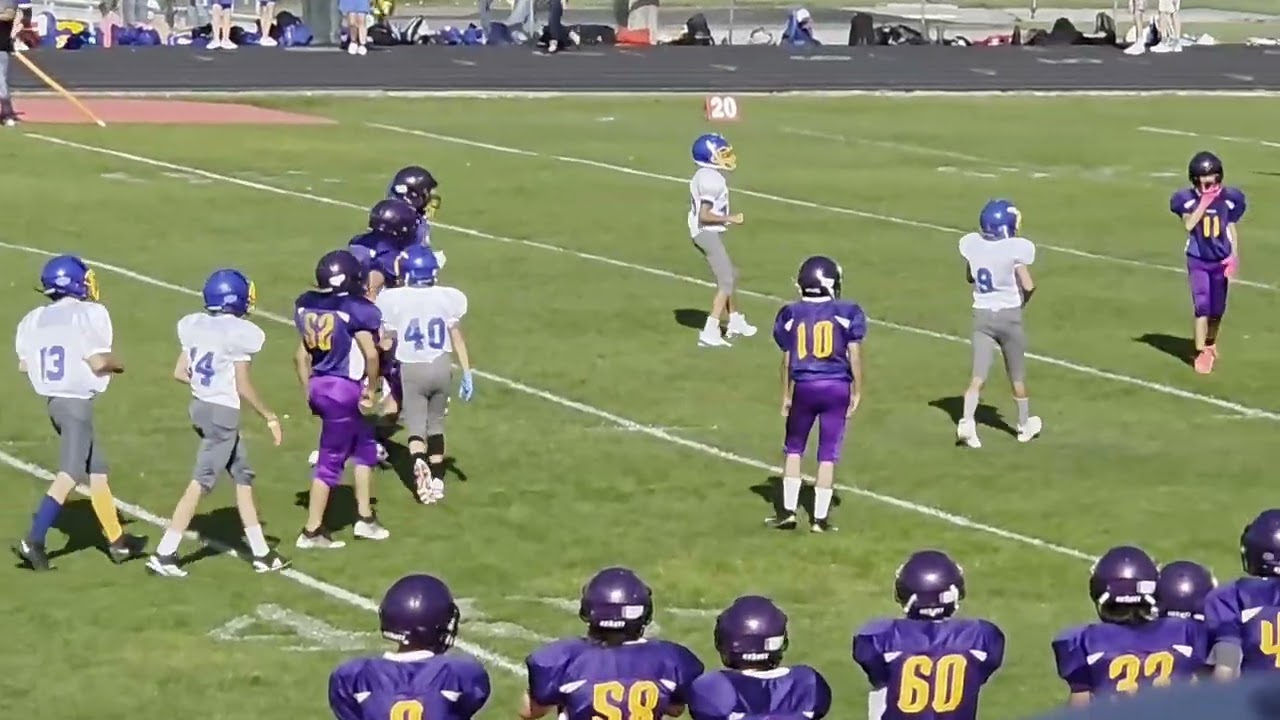 7th grade football West Minico Vs East Minico 9/16/2025