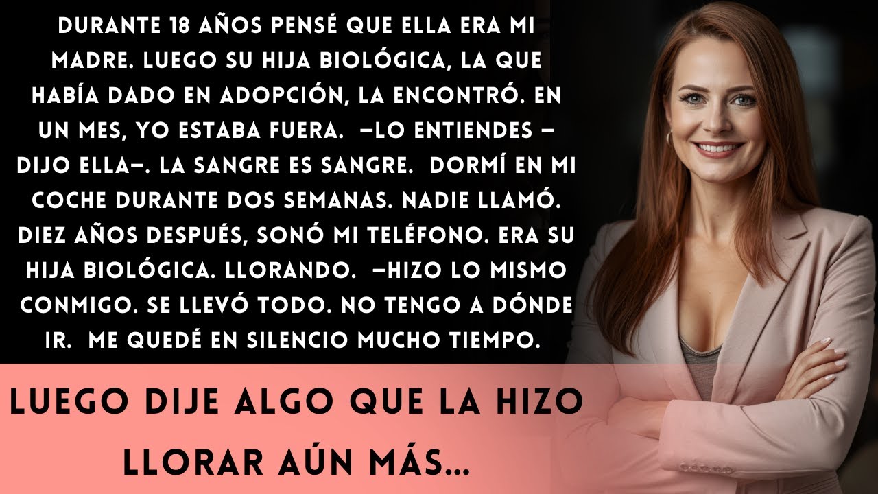 Mi tía me crió y luego me echó cuando su “verdadera” hija regresó — Ahora su “verdadera” hija me...
