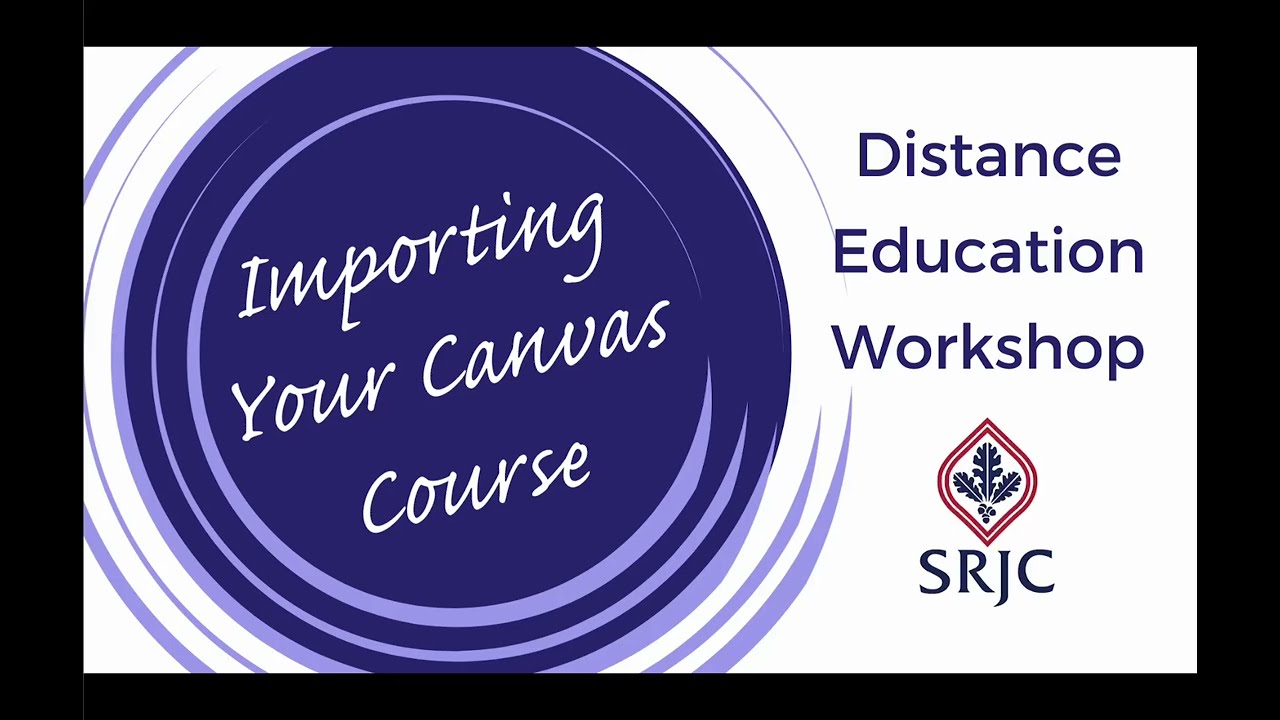 Importing a Course to Canvas