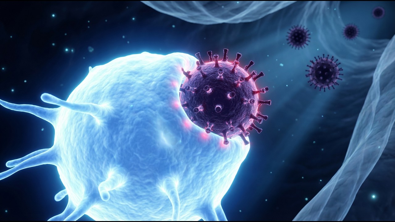 Watch Your Immune System Destroy a Cold Virus in Real Time (3D)