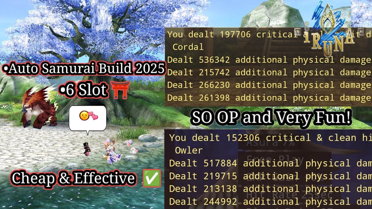 Best Auto Samurai Build 2025 &ndash; Iruna Online