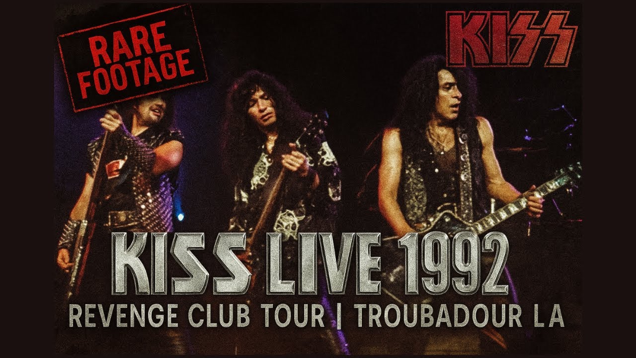 🔥 KISS Revenge Club Tour at The Troubadour LA | April 24, 1992 | Pro-Shot Raw Footage Part 1 🎸