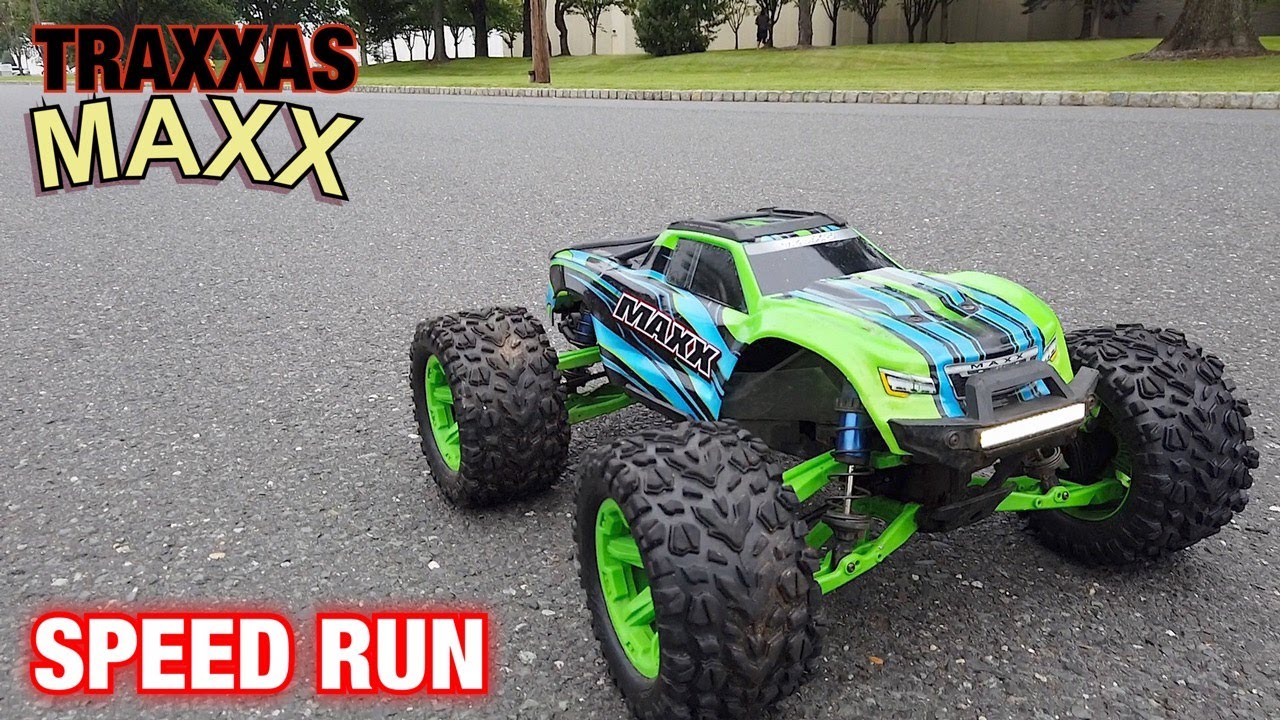Traxxas Maxx 4s speed run