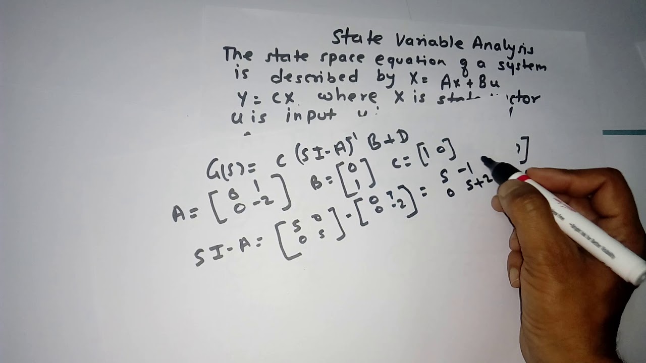 GATE Problem based on state space variable in control system