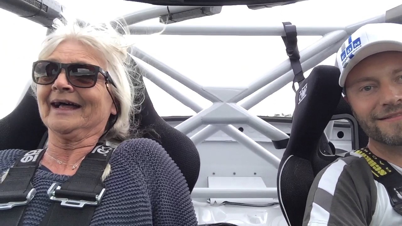 My mother co-driving 2017 Mazda MX-5 ND racecar