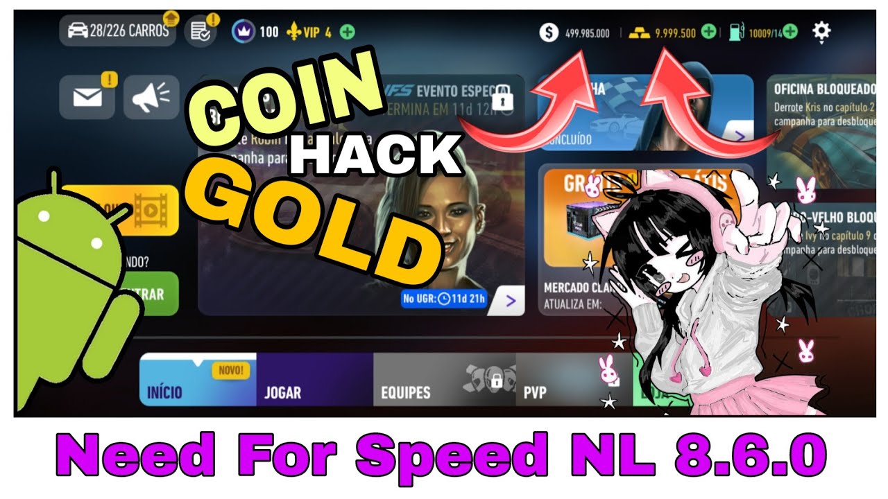 NFS NO LIMITS  V.8.6.0 TUTORIAL GAME GUARDIAN