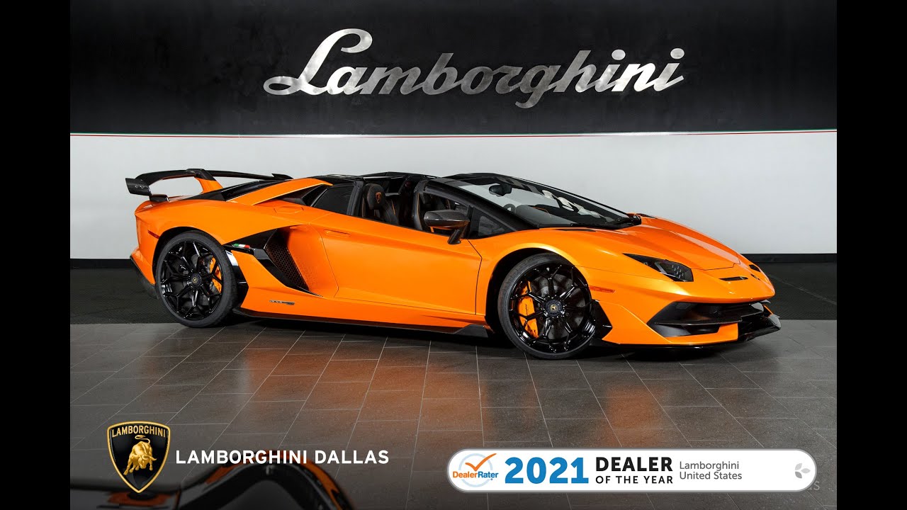 2020 Lamborghini Aventador SVJ Roadster Arancio Atlas L1317