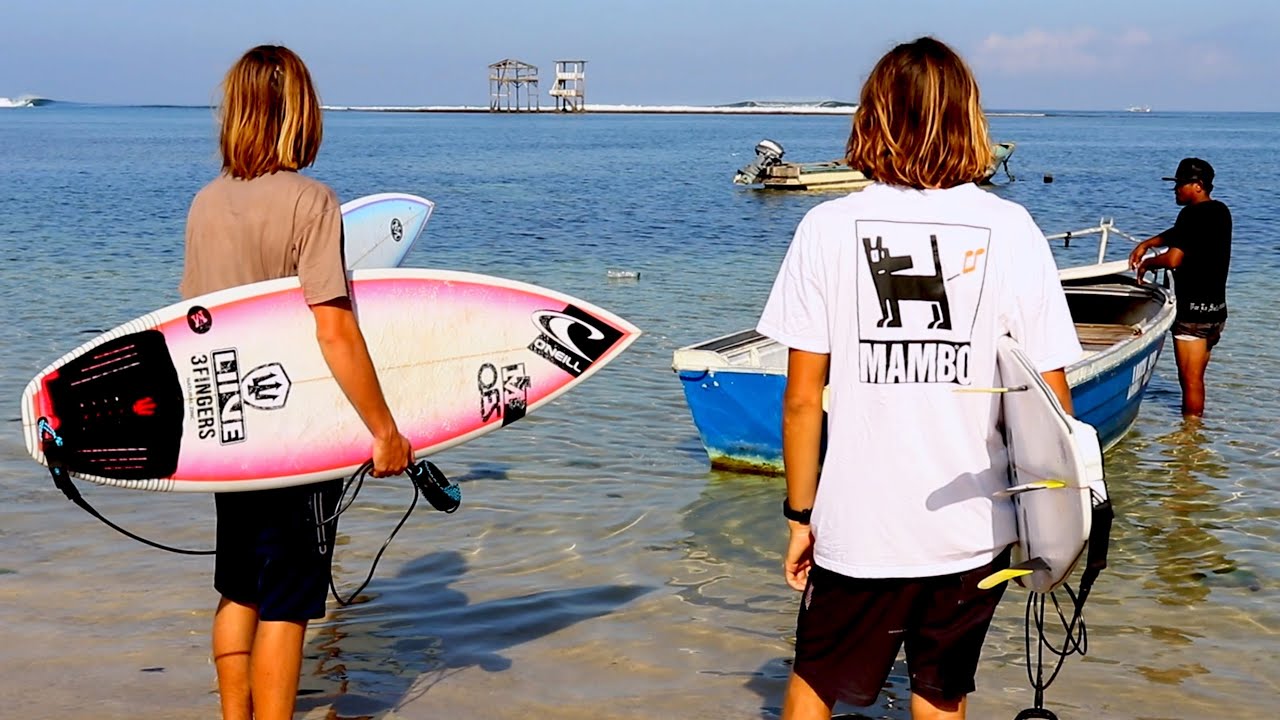 Slice of heaven. Surfing perfect waves at Lakey Peak