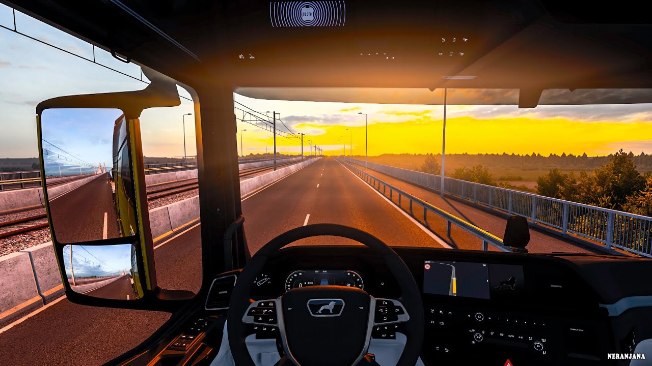 ETS2 Mods 1.51 Real Interior Camera