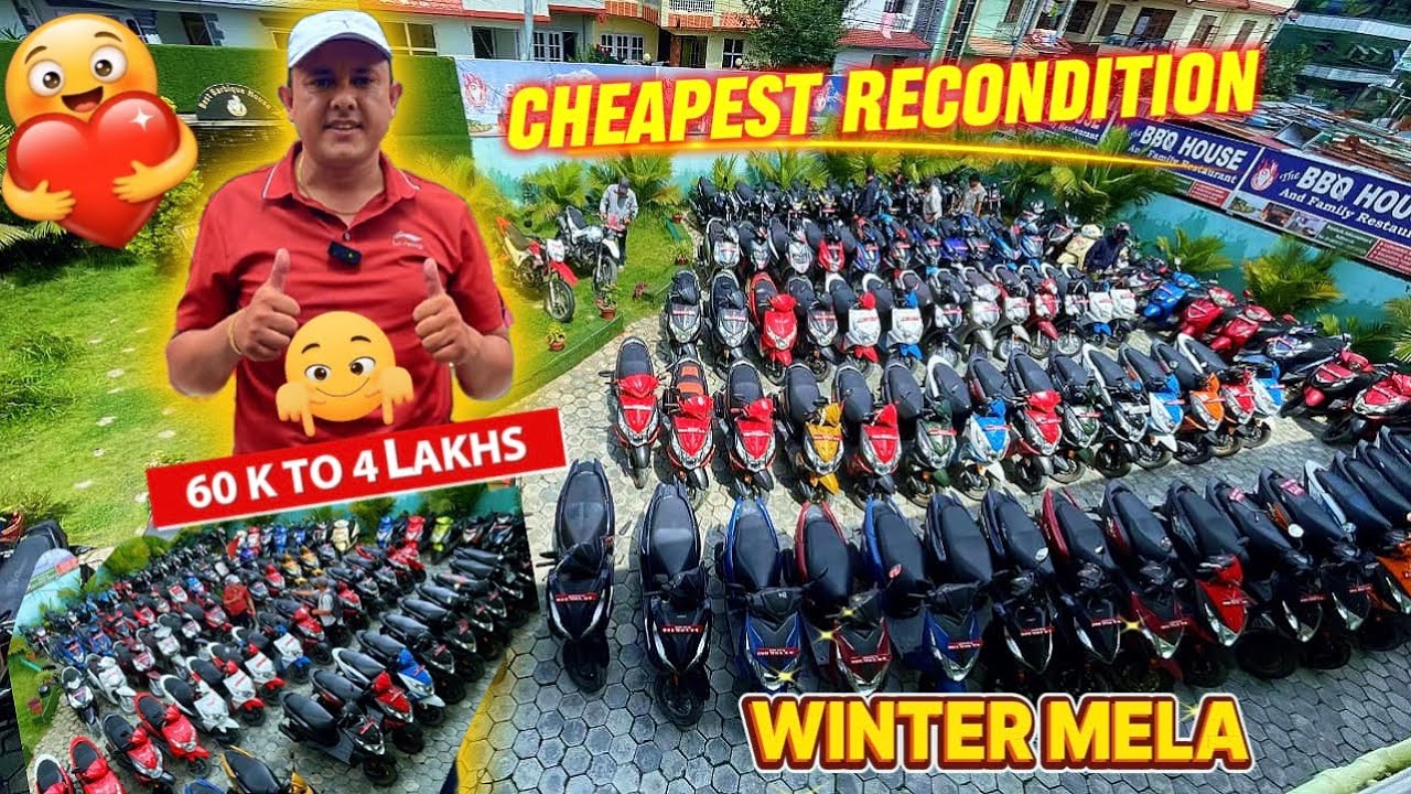 60K देखिको  Secondhand Reconditioned Bikes & Scooty Price In Nepal 2025😱Dirt Bikes Price In Nepal🤗