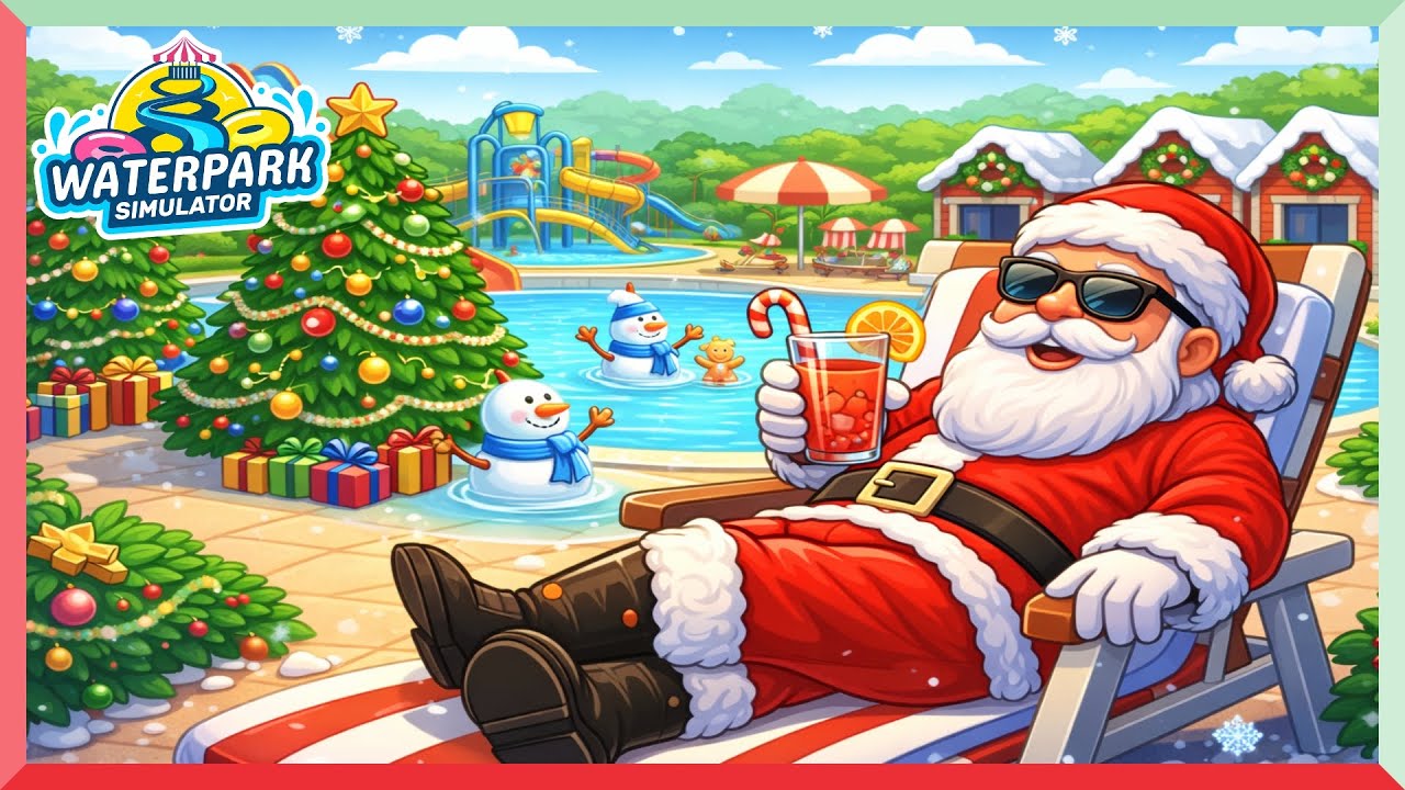 Waterpark Simulator em Clima de Natal 🎅🎄 | Nova Atualização