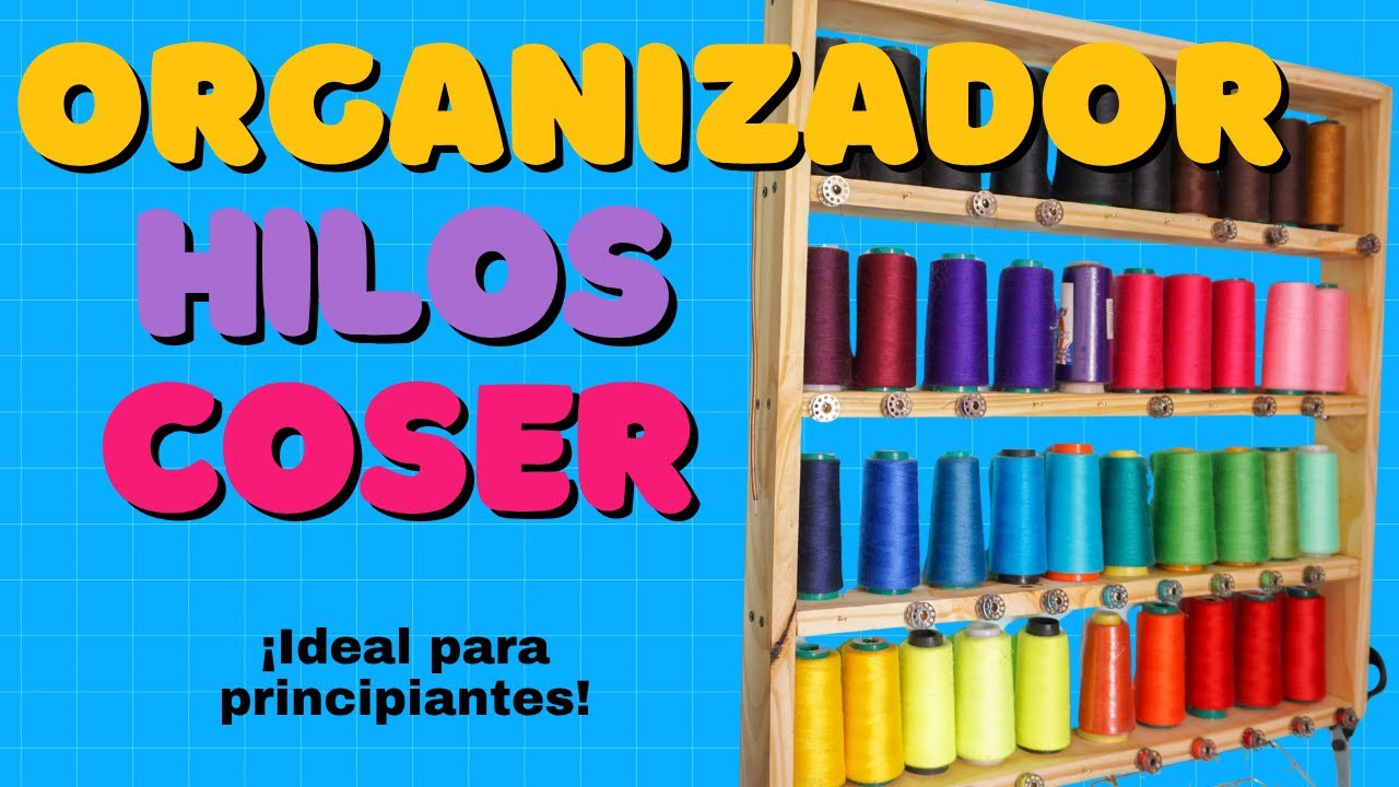 Cómo HACER un ORGANIZADOR de HILOS 🧵 | Proyecto fácil con madera