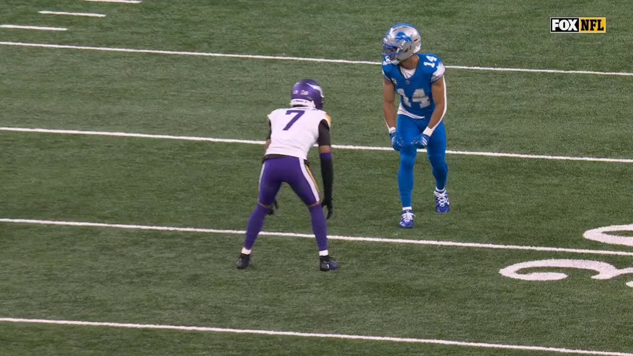 Amon-Ra St Brown vs Byron Murphy & Isaiah Rodgers (2025 wk 9) | WR vs CB Matchup
