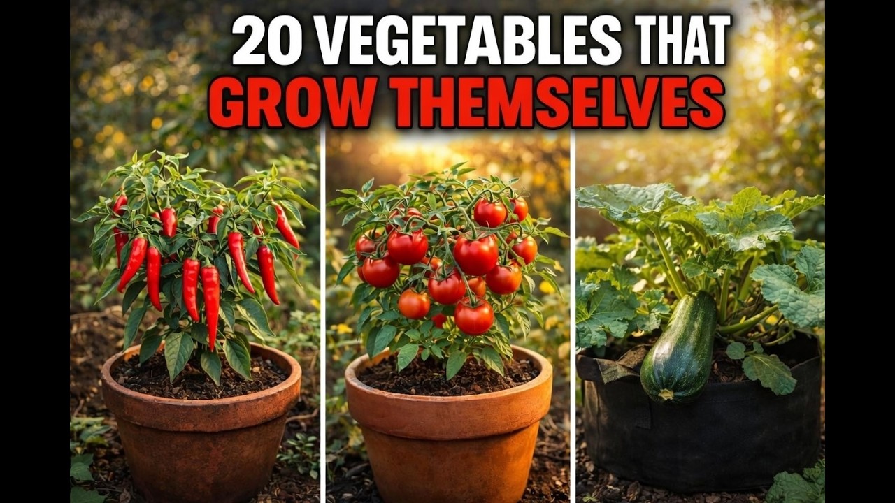 20 Vegetables That Practically Grow Themselves (Perfect for Beginners)