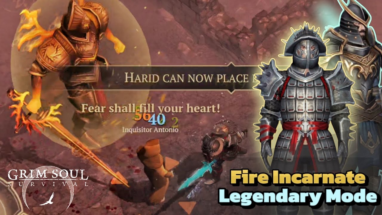 Grim Soul - Farming Fire Weapon in Forgotten Temple  (Without Fire Resistance Armor). 