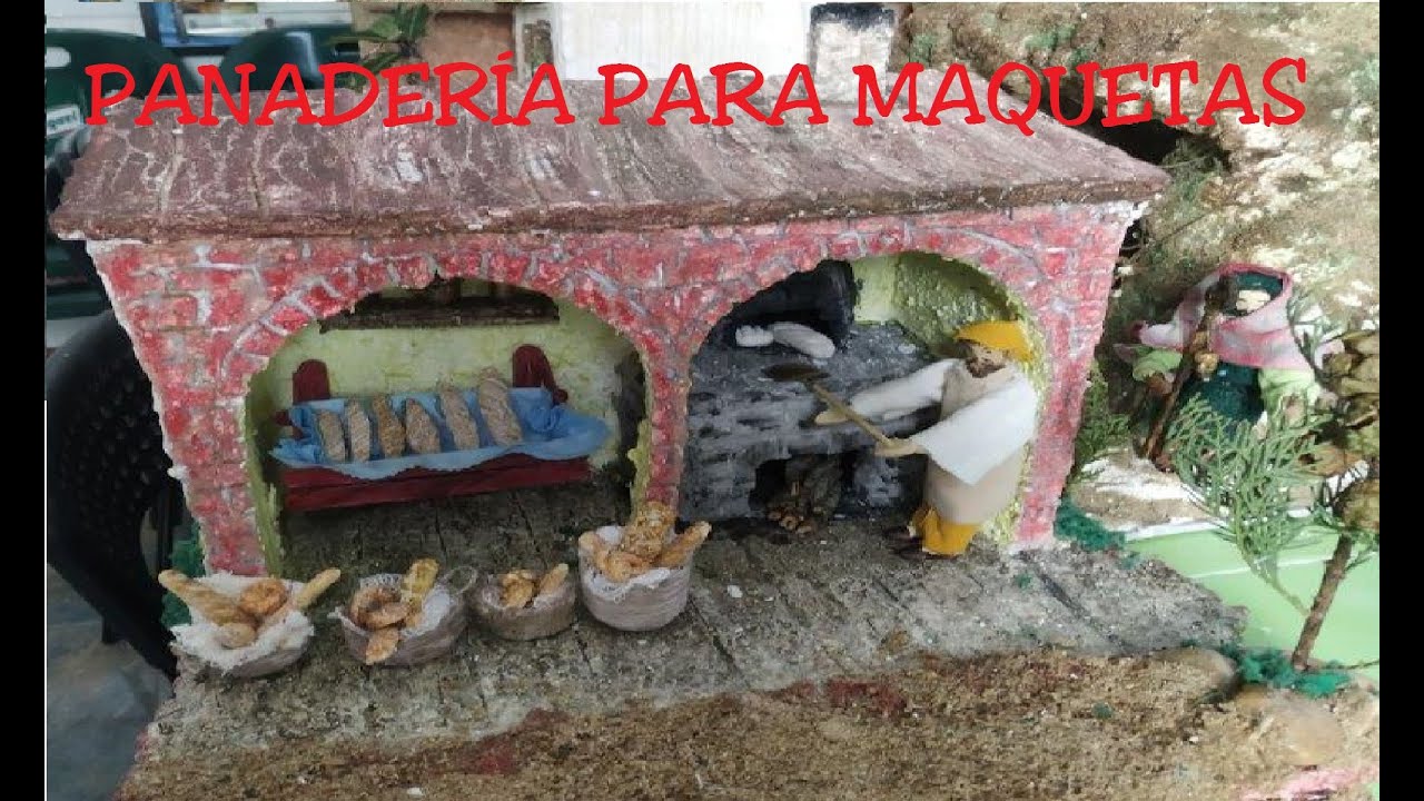 COMO HACER #PANADERÍA PARA #MAQUETAS Y #BELENES. HOW TO MAKE BAKERY FOR MODELS AND CRIMINALS.