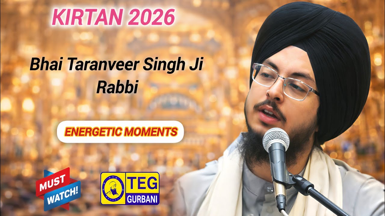 Energetic Movement Bhai Taranveer Singh Rabbi | Must Watch AKJ Style Kirtan At Sis Ganj Sahib Delhi