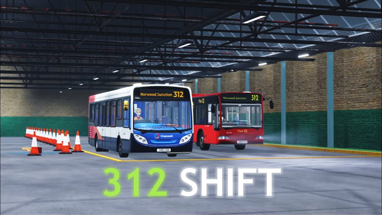 312 Shift Timelapse | Enviro 200 Beachball | Roblox Croydon Bus Simulator (Sim Servers)