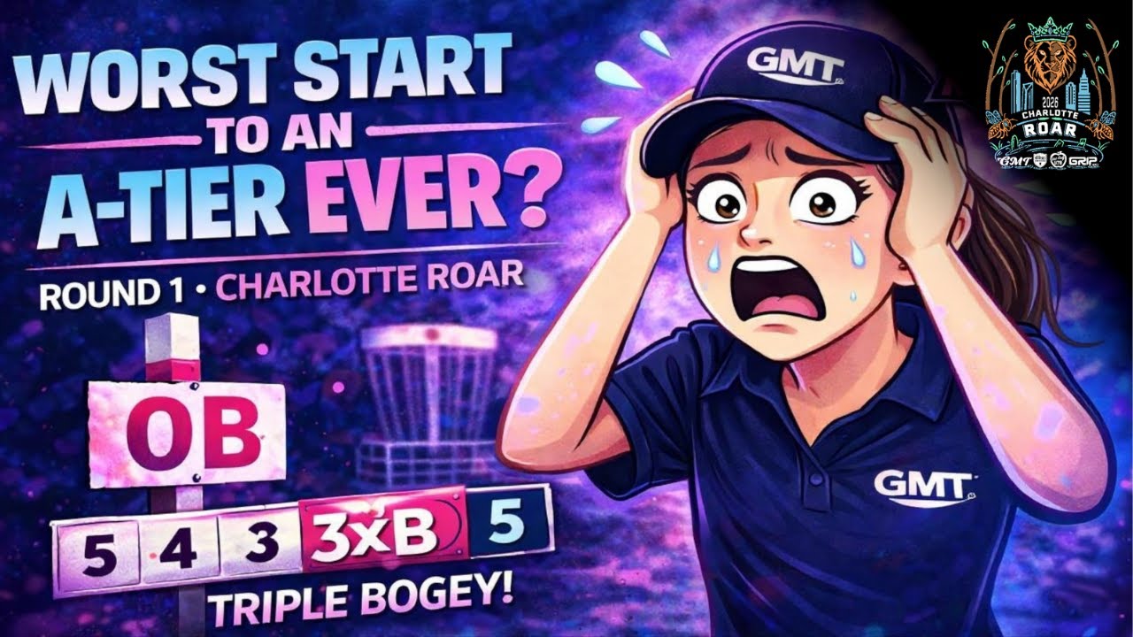 Worst Start to an A-Tier Ever? | Rd 1 Hornets Nest Disc Golf | Charlotte Roar Sponsored by GMT