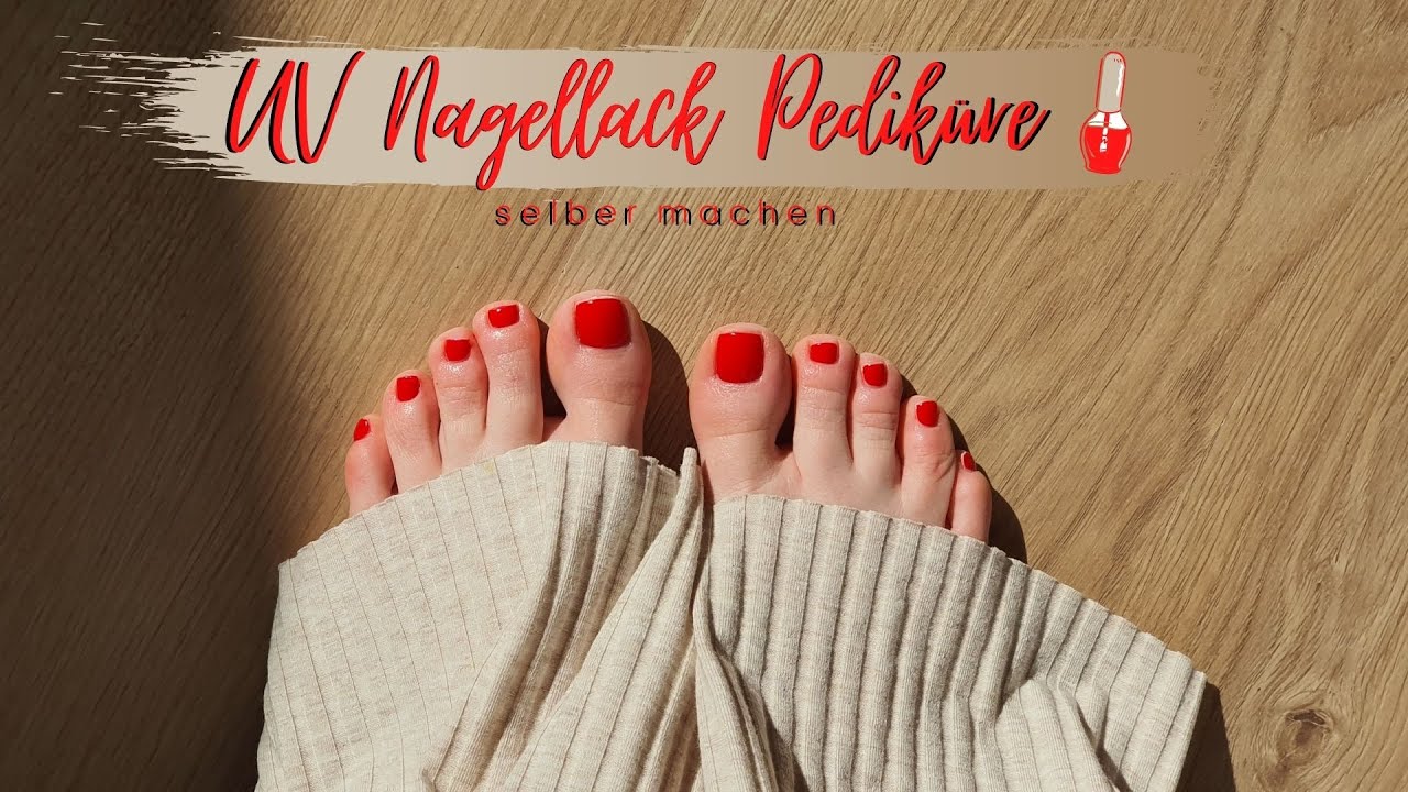 UV Nagellack Pediküre selber machen | Frisch für den Frühling | MachMalRosa