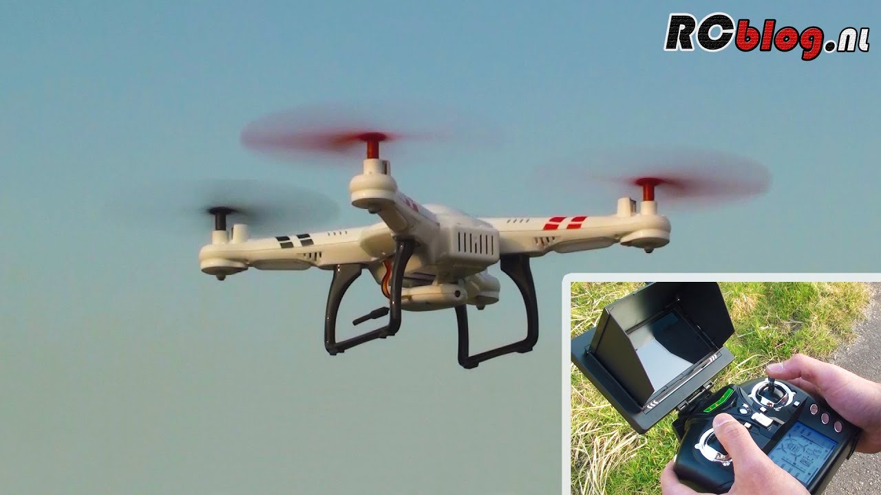 WLTOYS V686G 5.8 GHz FPV quadcopter video review (NL)