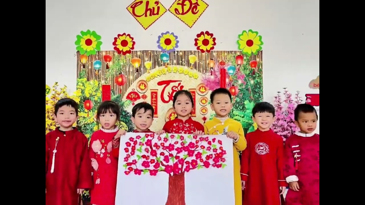 Lớp 4T A1 Trường Mầm Non Trực Mỹ ( Bé vui đón Tết)