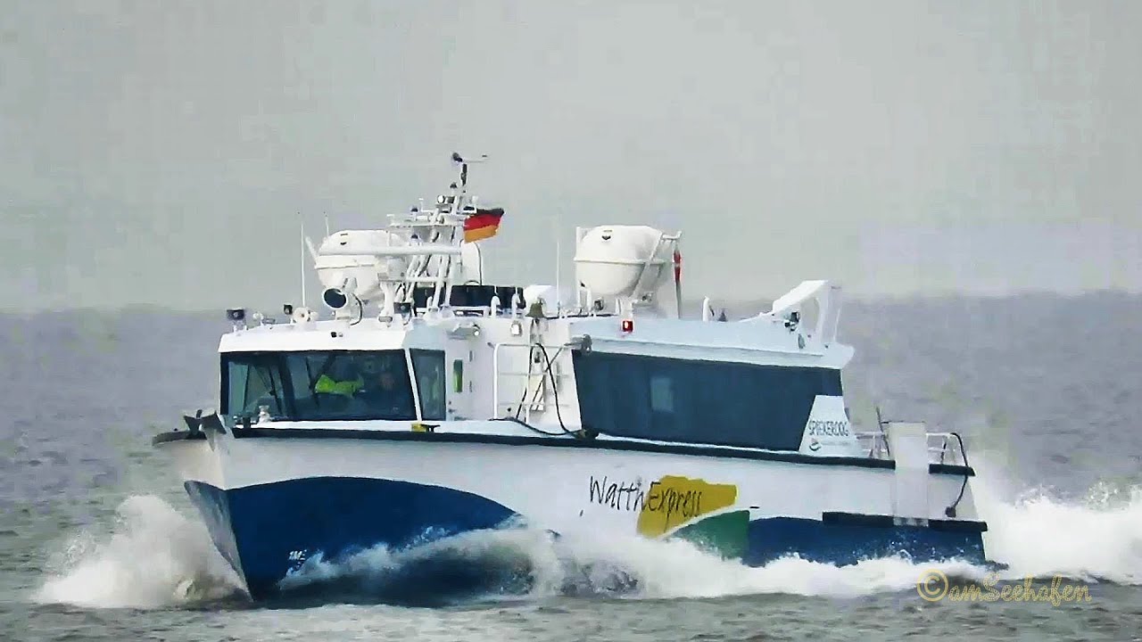 Neubau Spiekeroog Personenfähre WATT`NEXPRESS DHMD2 MMSI 211879700 Seatrials all new passenger ferry