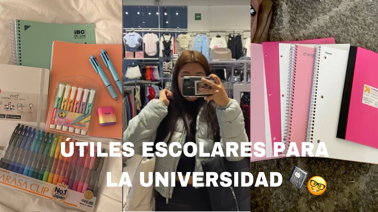 Comprando  mis útiles escolares para la universidad + HAUL