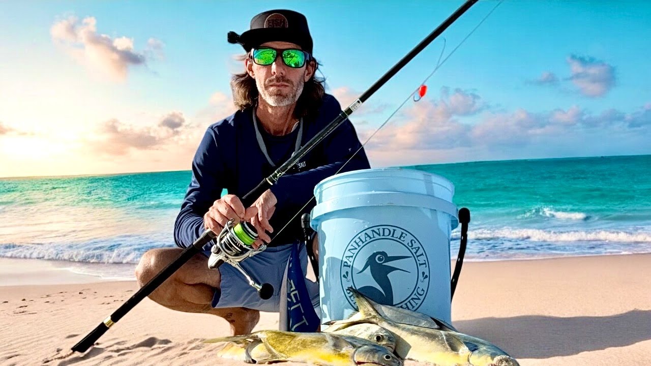Pompano Could Not Resist Our New Surf Fishing Bait Experiment. Surf Fishing Charters Perdido Key