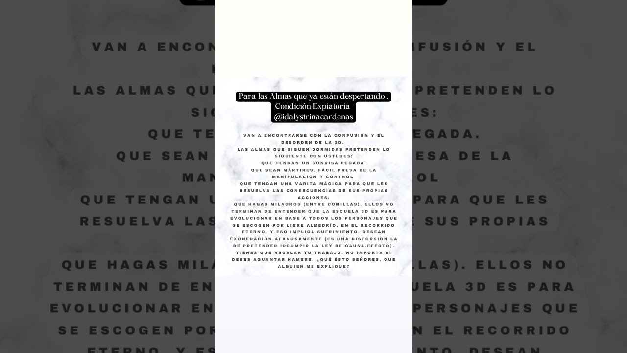 CONDICI&Oacute;N EXPIATORIA 👁️🧐🧐.#lanuevacivilizacion #rompercreenciaslimitantes