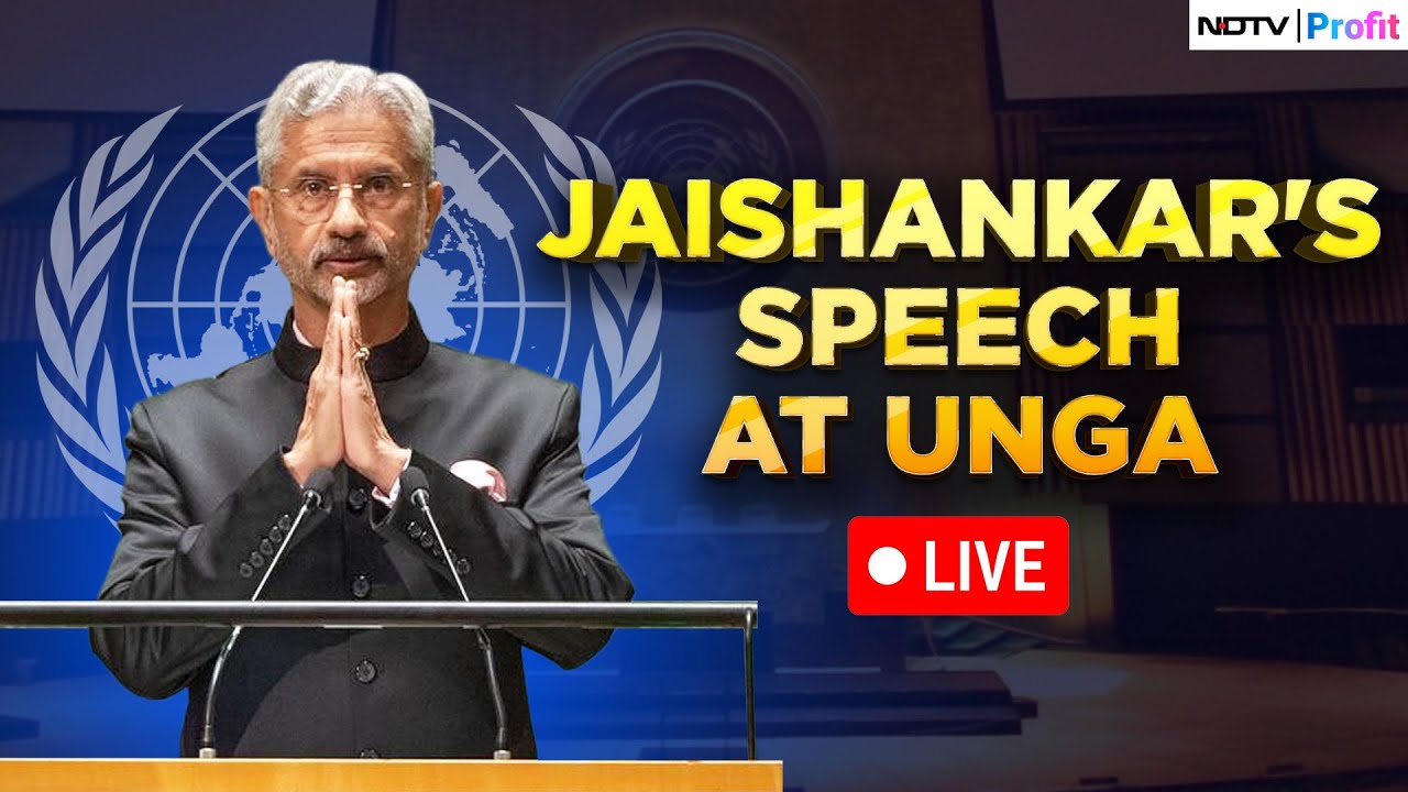 EAM S Jaishankar Speech At UNGA | India At UNGA Live | U.N. General Assembly, Day 5 | 80th UNGA