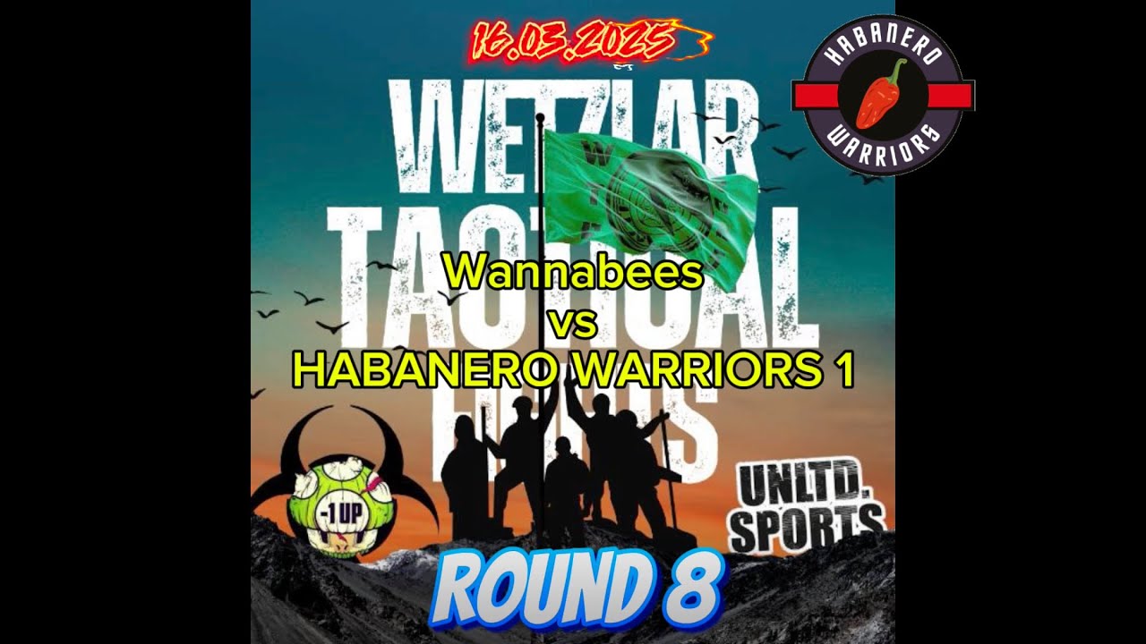 WTF 25 / R8 / Domination / Wannabees vs Habaneros 1 / 16.03.2025 / Paintball Sportpark Wetzlar