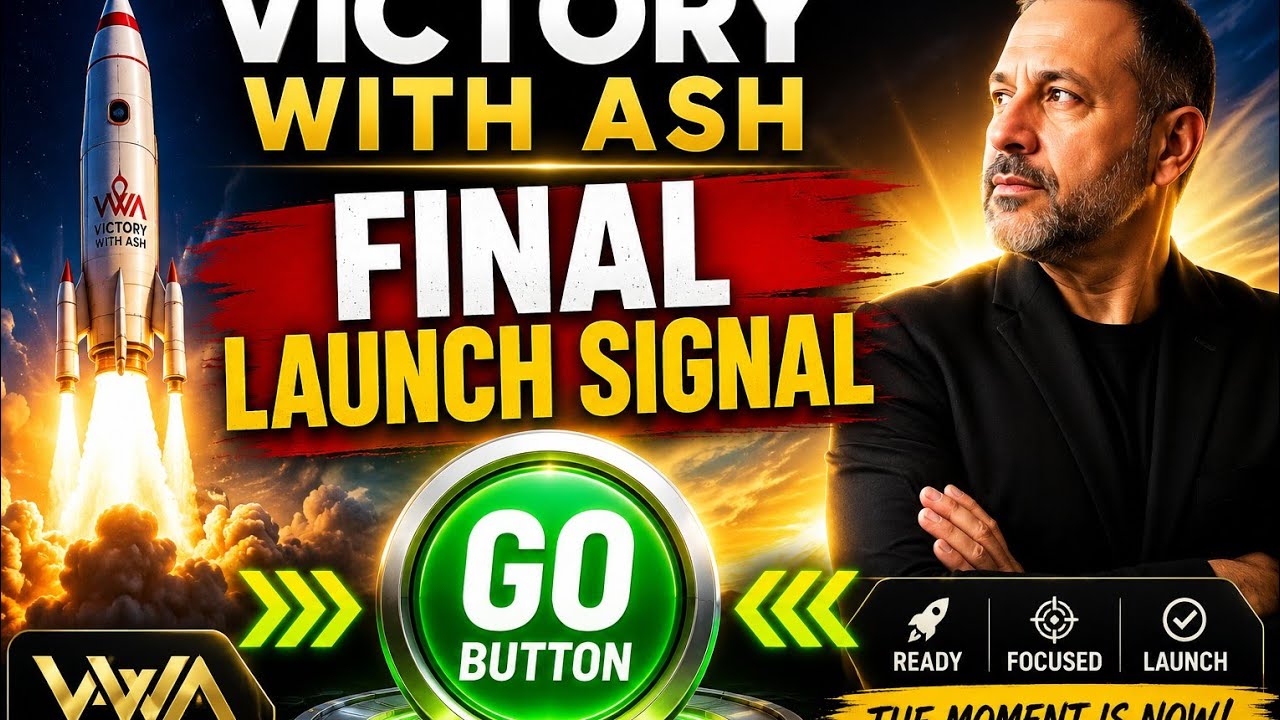 #VictoryWithAsh  THE FINAL LAUNCH SIGNAL 
