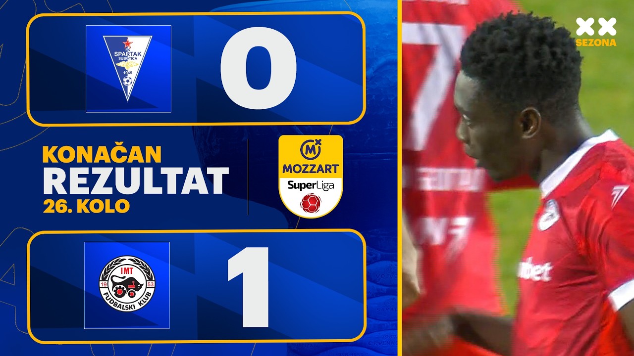 MBSLS 2025/26 - 26.Kolo: SPARTAK ŽK – IMT 0:1 (0:0)