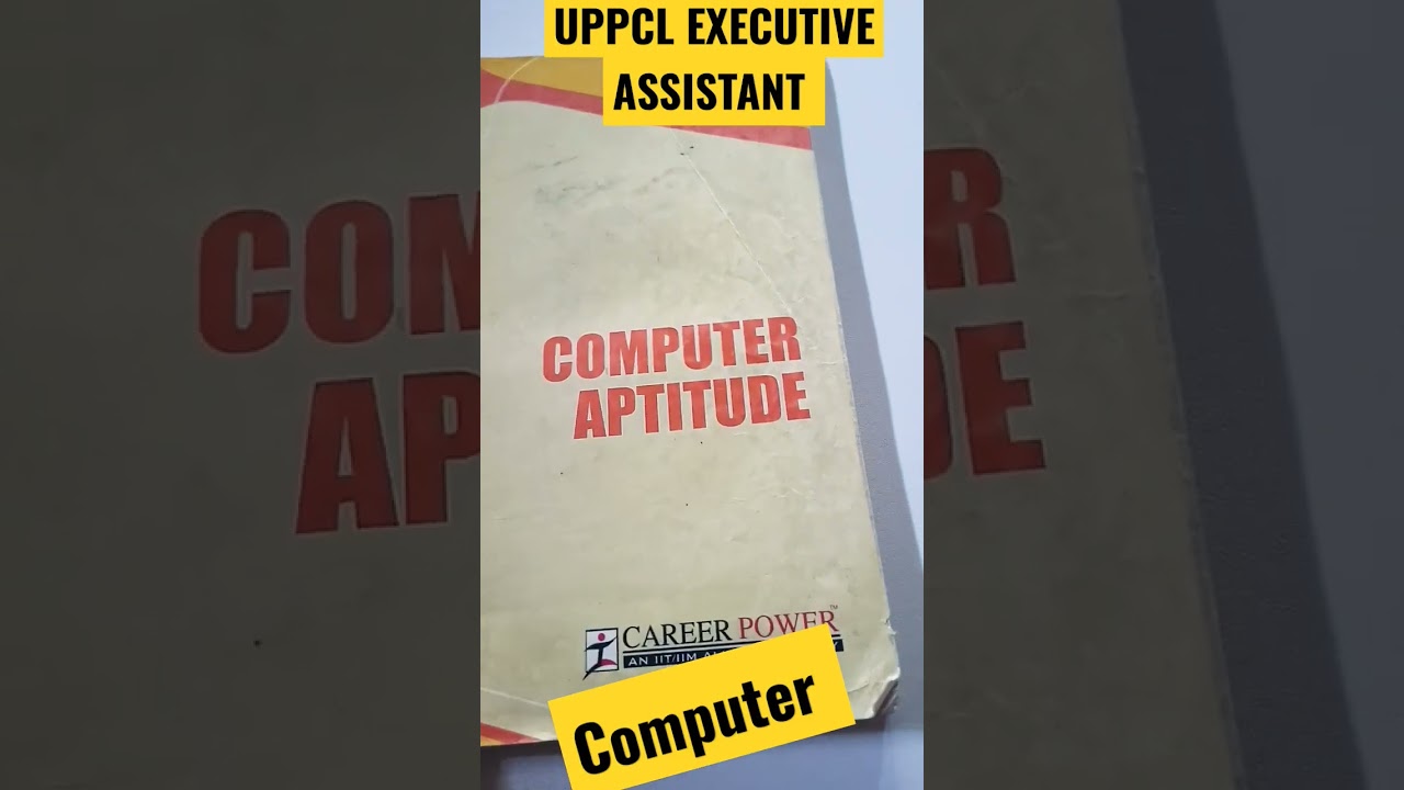 UPPCL EXECUTIVE ASSISTANT:- computer #uppcl #uppclexam