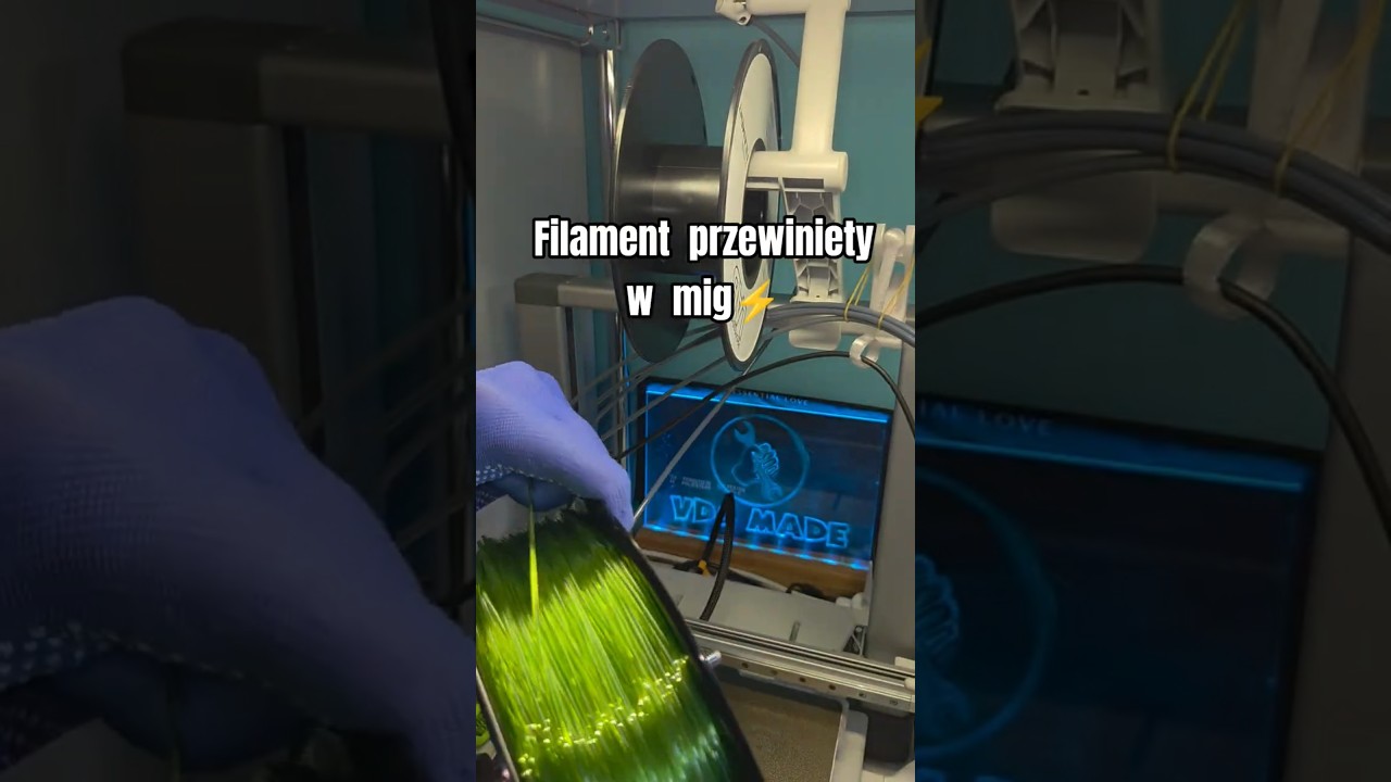 Najprostszy spos&oacute;b na przewinięcie filamentu