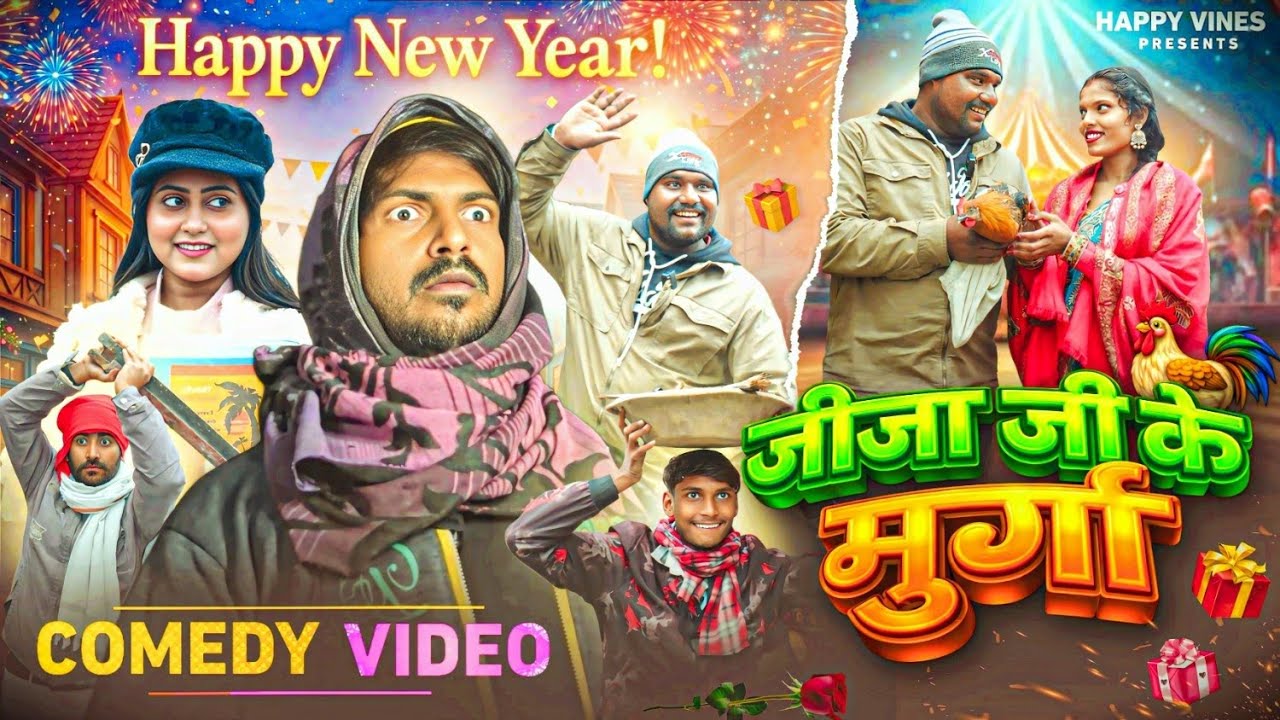 जीजा जी के मुर्गा || Happy New Year 2026 || The Happy Vines #comedy