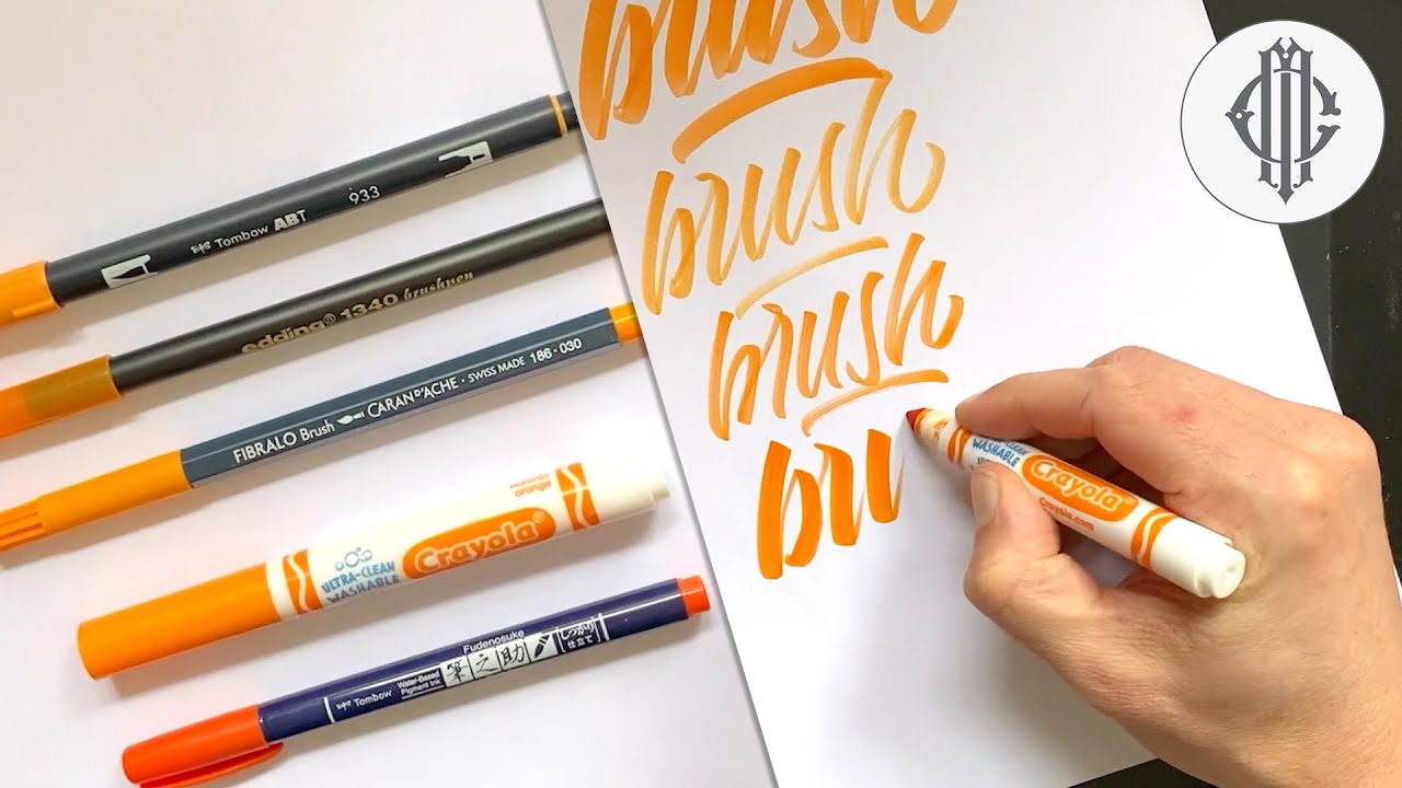 ПОТРЯСАЮЩАЯ РУКОЯТКА И МАРКЕР CRAYOLA ДЛЯ КАЛЛИГРАФИИ И НАПИСОК ПОДБОРКА