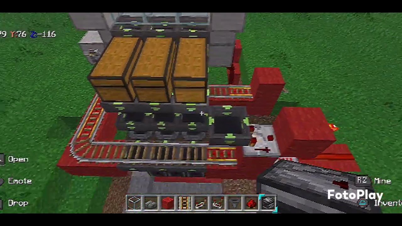Self refueling Auto KELP farm. (Minecraft Bedrock, MCPE) 
