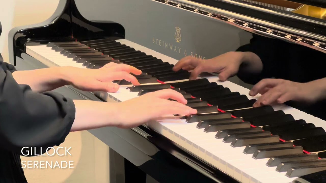 Gillock - Lyric Preludes in Romantic Style 15. Serenade　／　ギロック：「叙情小曲集」15. セレナーデ