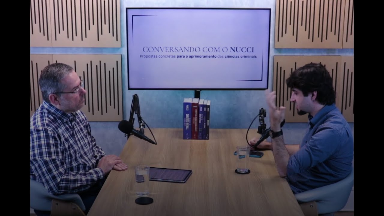 Videocast Conversando com o Nucci 05 | Crime e liberdade humor&iacute;stica
