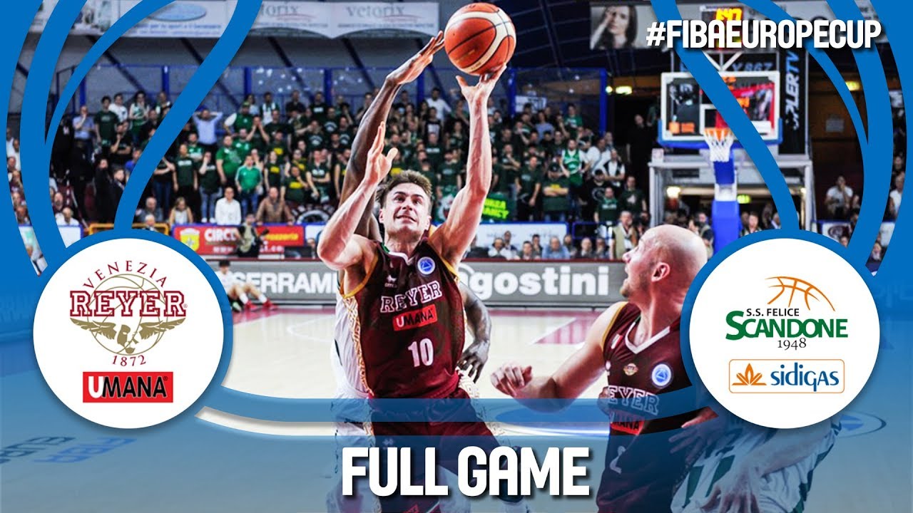 Umana Reyer Venezia v Sidigas Scandone Avellino - Full Game - Final (Leg 2)- FIBA Europe Cup 2017-18
